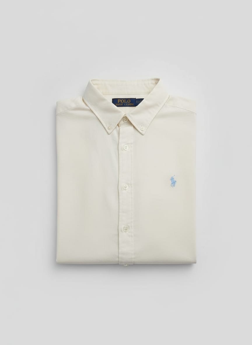 POLO RALPH LAUREN Serene Almond Classic Fit Long Sleeve Button-Down Shirt