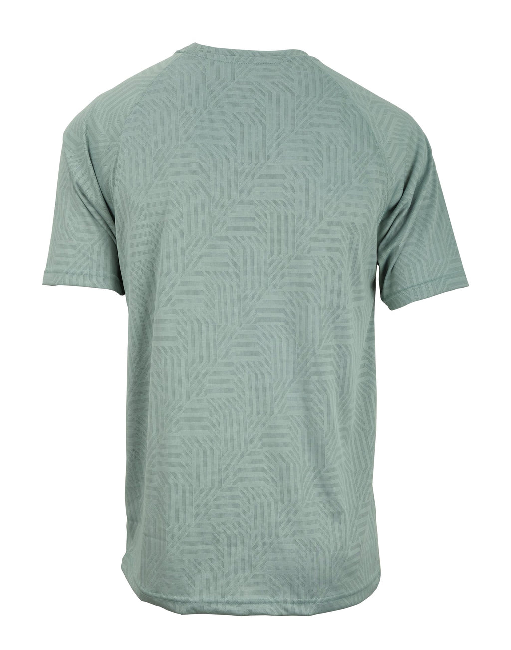 PUMA Sage Mist Geometric Pattern Performance Crewneck Tee