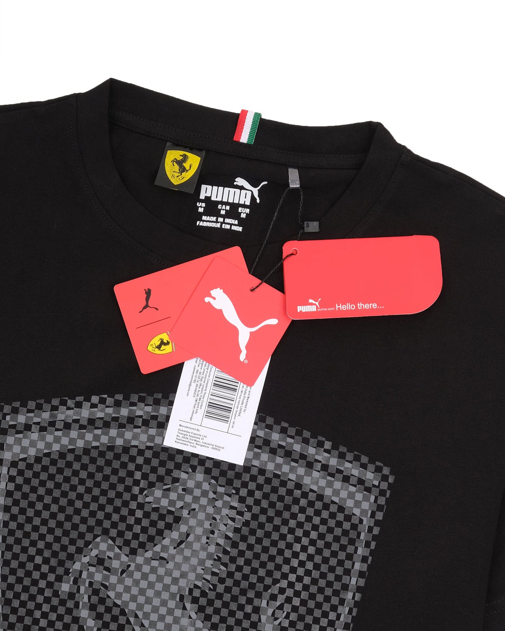 PUMA Onyx Carbon Shield Slim Fit Short Sleeve Tee