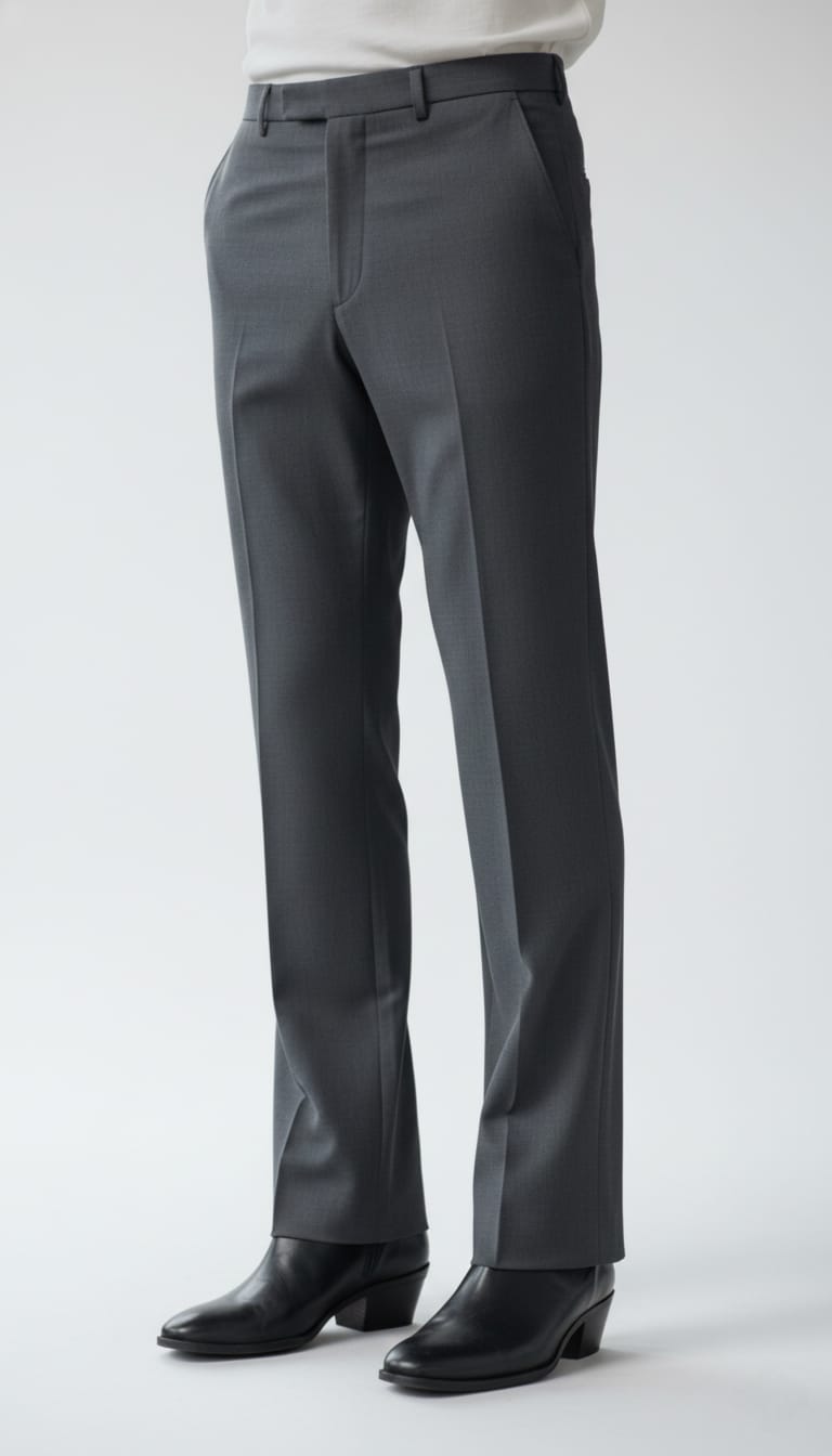 SCOTCH & SODA Twilight Slate Tailored Straight Fit Trousers