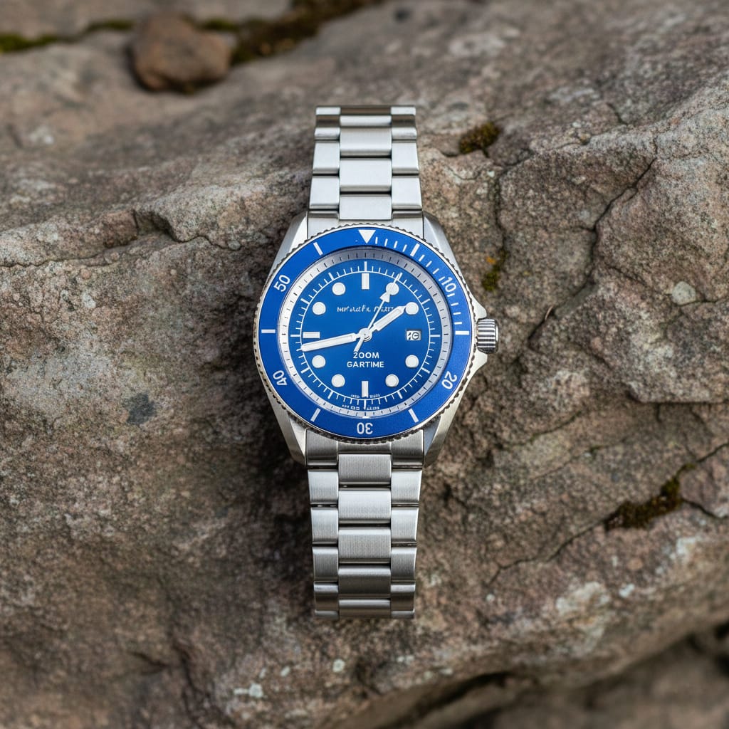 Michael Kors LUTHIER Oceanic Azure Precision Dive Watch (IMPORTED)