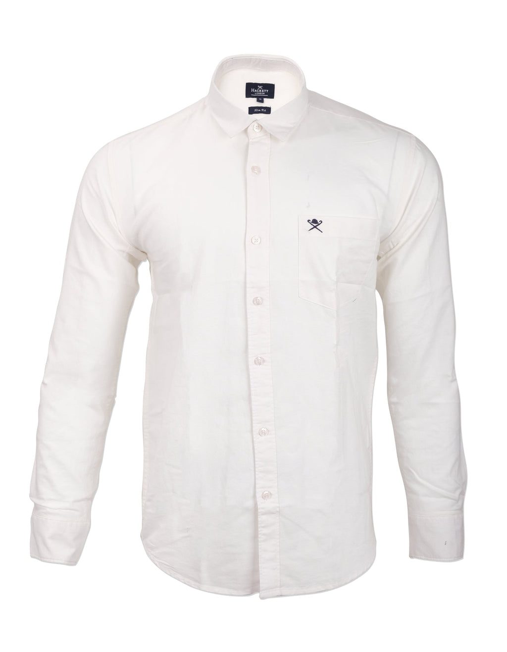 HACKETT LONDON Frosted Pearl Classic Fit Long Sleeve Oxford Shirt