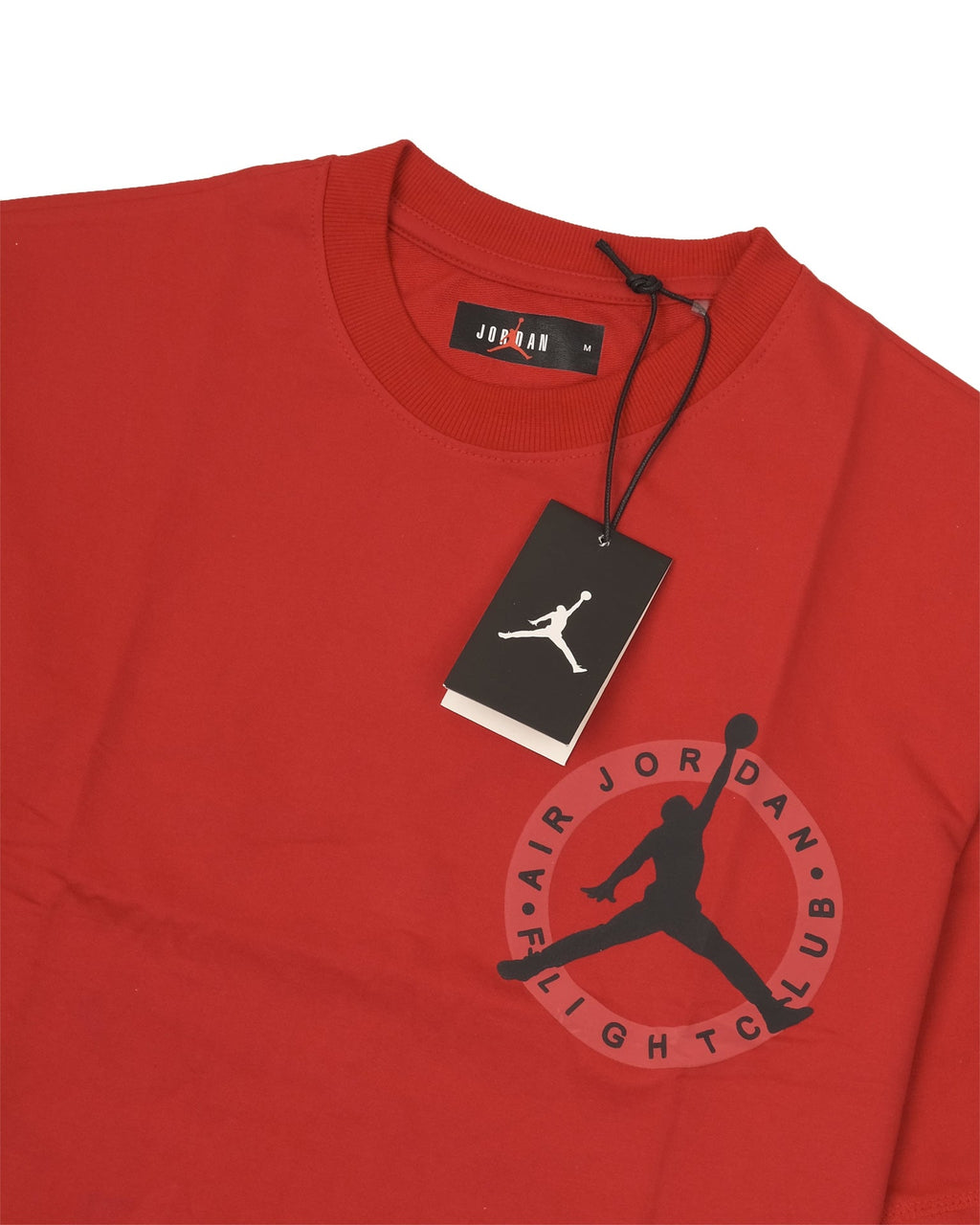 AIR JORDAN Ember Red Classic Fit Crew Neck Tee