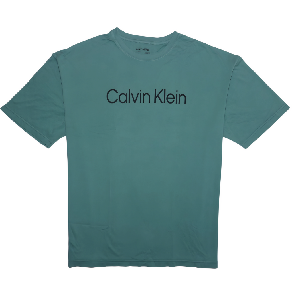 Calvin Klein Classic Logo Tee in Teal