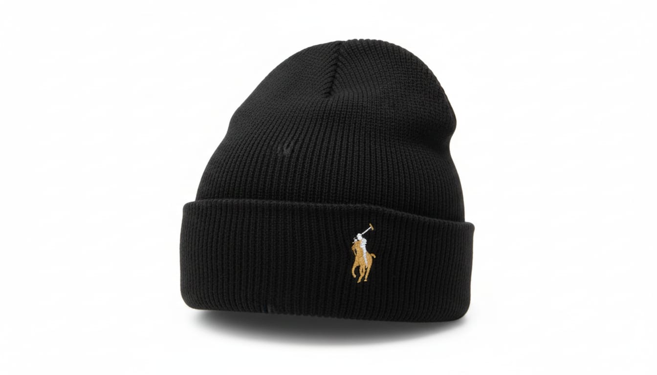 Polo Ralph Lauren Classic Knit Beanie with Logo