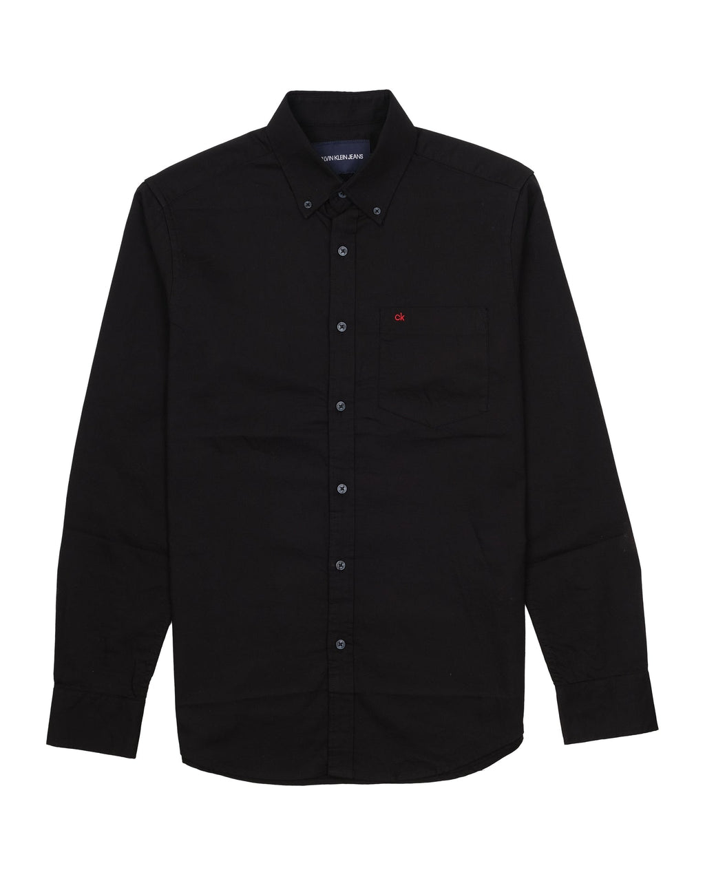 CALVIN KLEIN JEANS Midnight Shadow Slim Fit Long Sleeve Button-Down Shirt