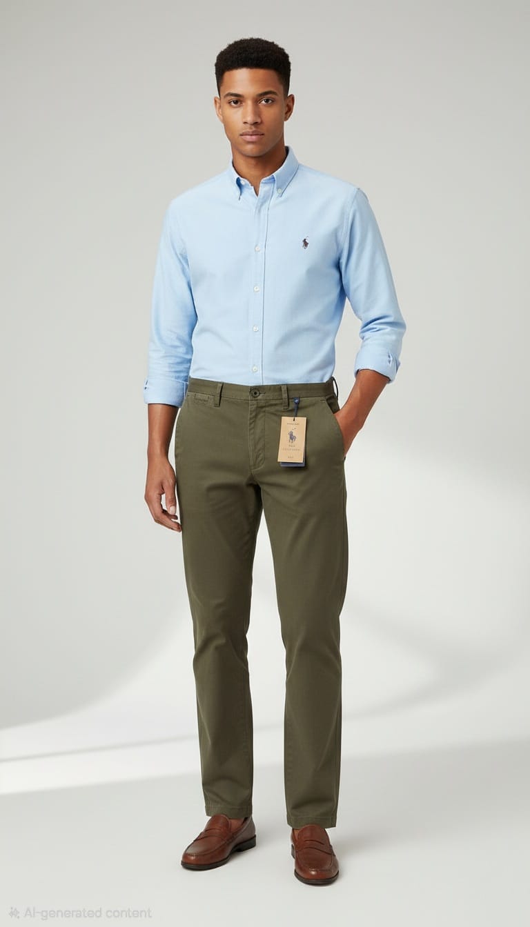 Polo Ralph Lauren Classic Fit Chino Pants in Olive