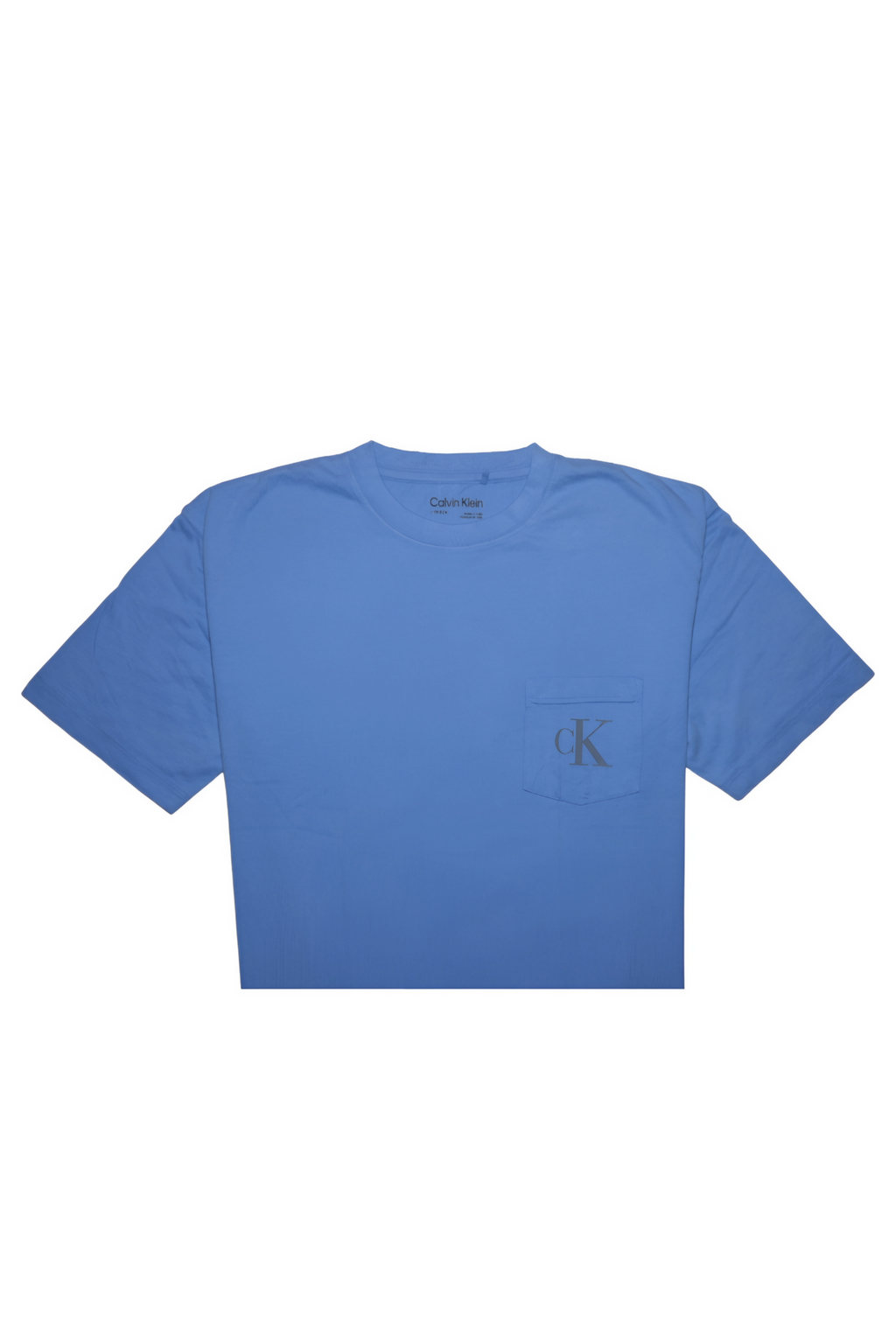 Calvin Klein Classic Pocket Tee in Sky Blue