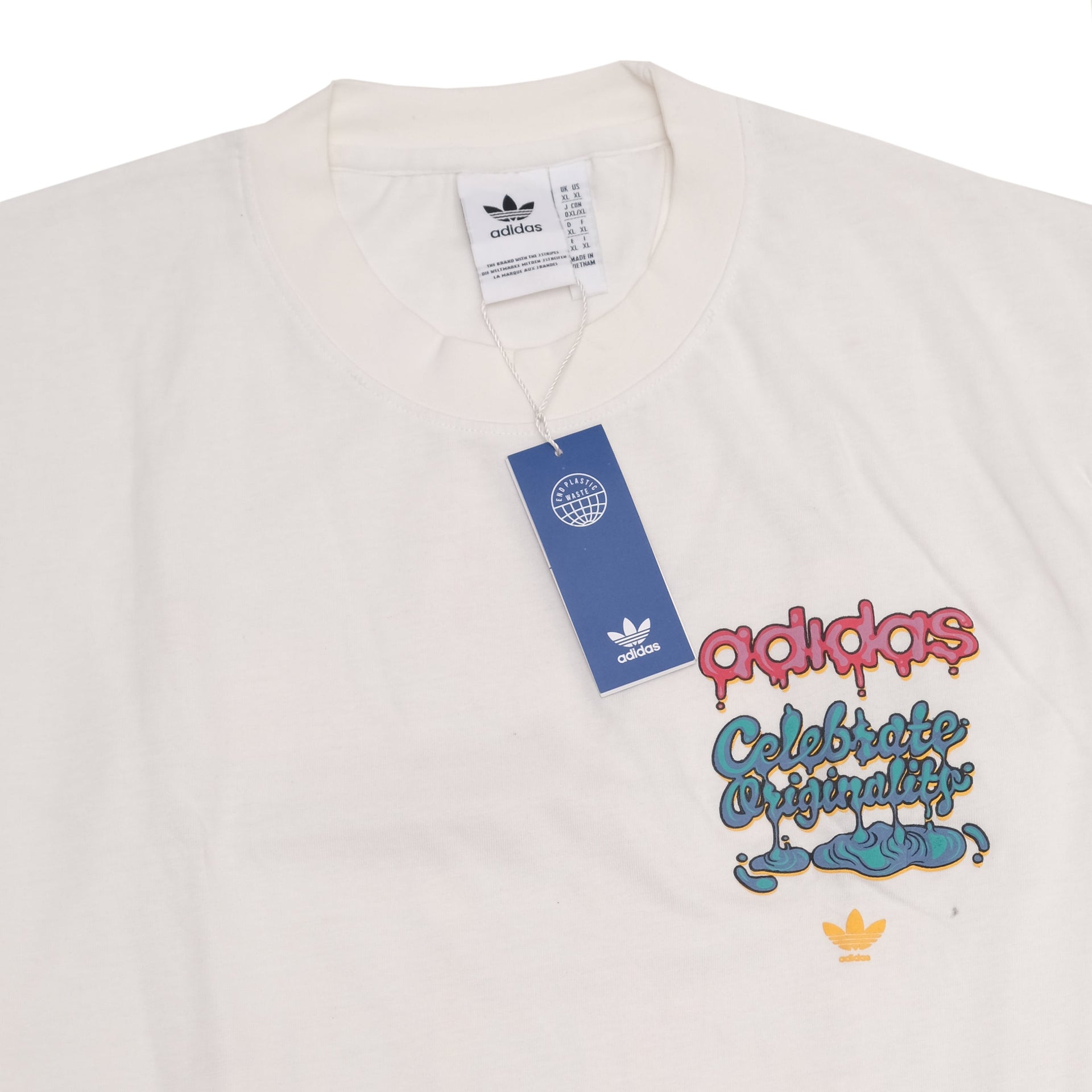 ADIDAS Creamy Cotton Relaxed Fit Graphic Tee