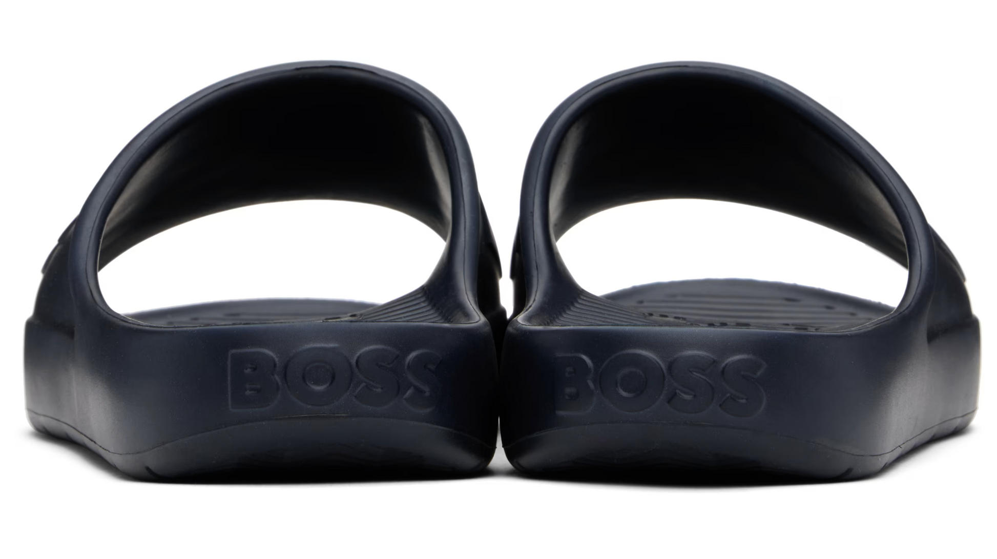 BOSS Starlit Navy Luxe Slide Sandals