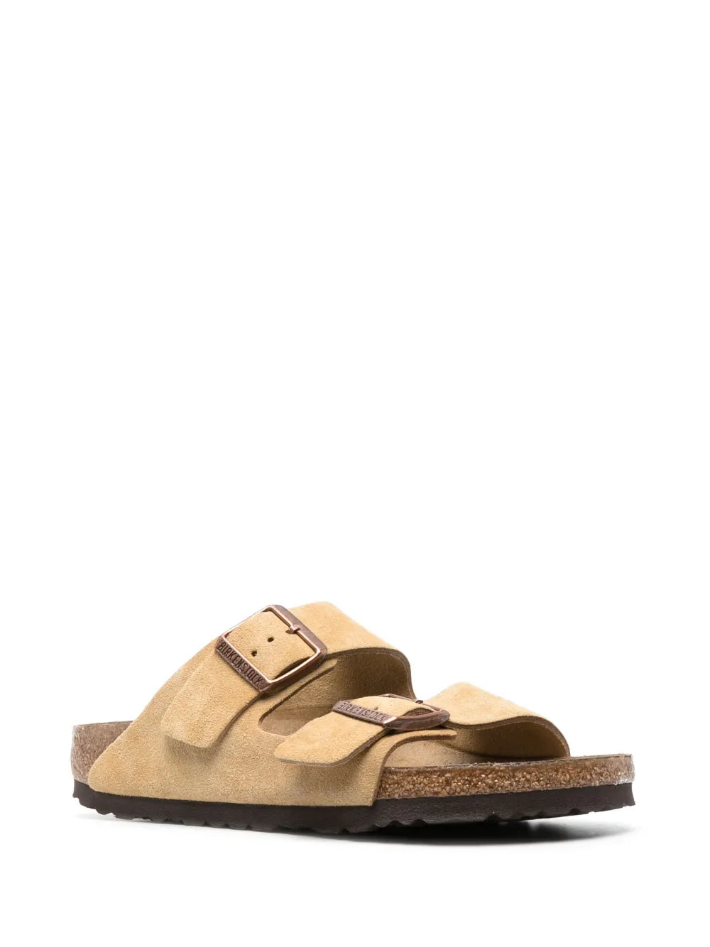 BIRKENSTOCK Sand Dune Suede Buckled Slide Sandals