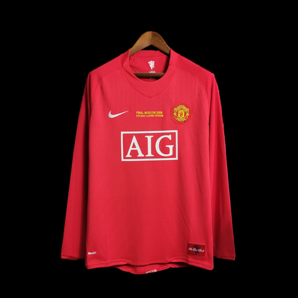[FULL SLEEVE] Manchester United 07/08 UCL Home Jersey