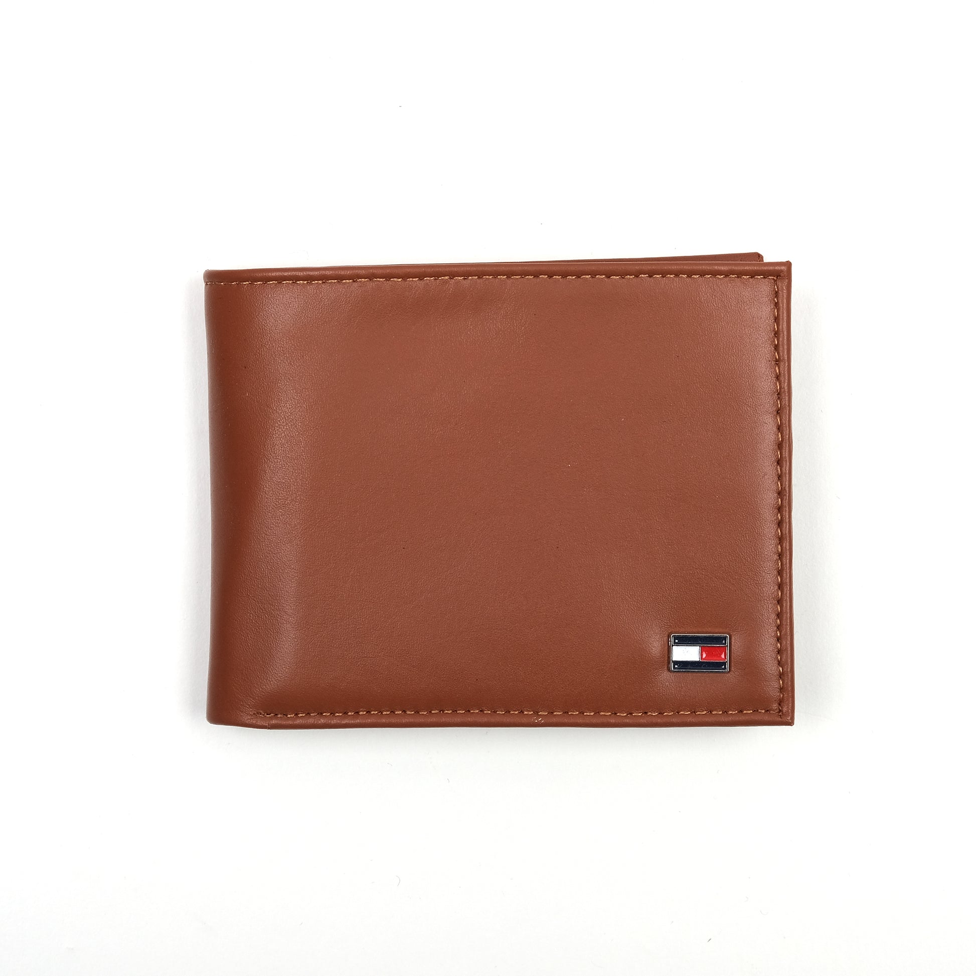 Tommy Hilfiger Classic Cognac Leather Wallet