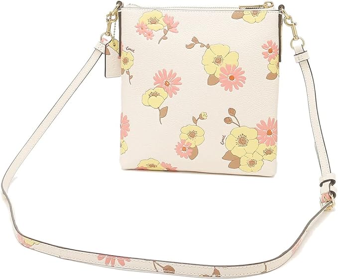 COACH Blushing Petal Elegant Floral Crossbody Bag