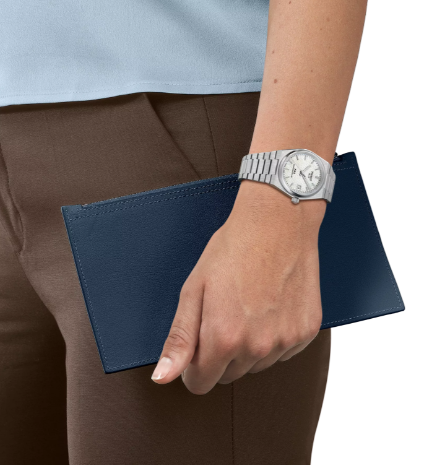 TISSOT Ethereal Platinum Luxe Automatic Stainless Steel Watch