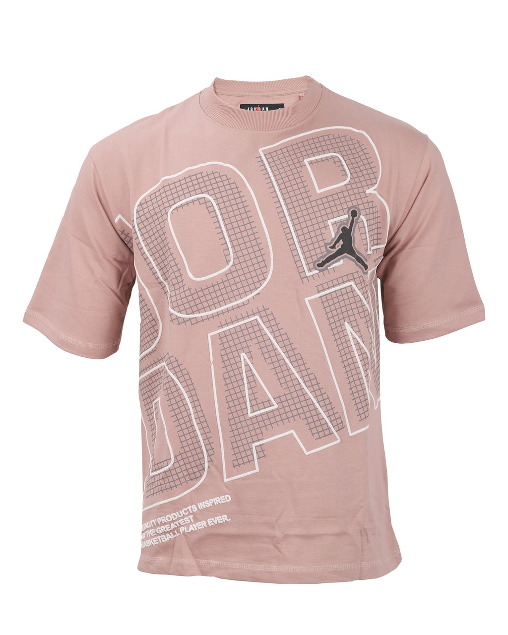 JORDAN Blush Quartz Oversized Graphic Basketball Tee