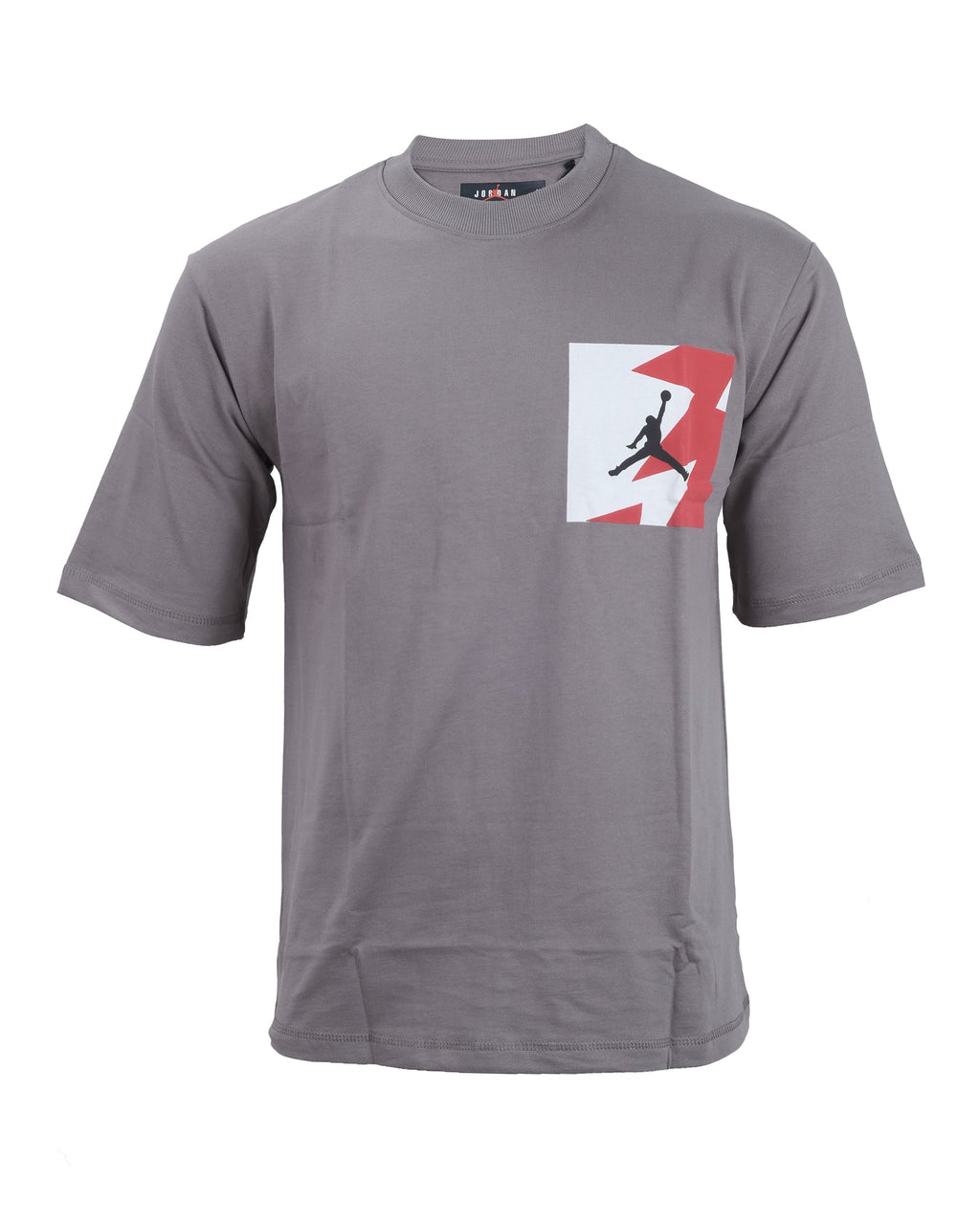 JORDAN Stormy Slate Oversized Graphic Crewneck Tee