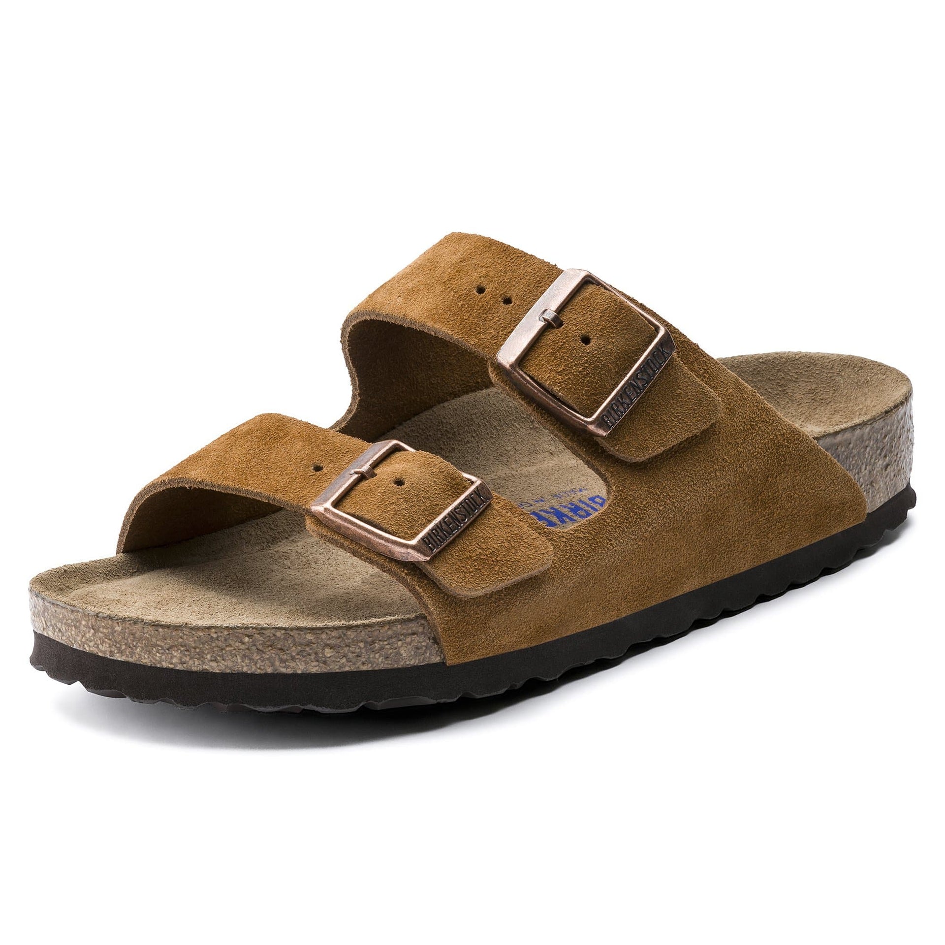 BIRKENSTOCK Rustic Chestnut Classic Fit Arizona Birko Flor Sandals