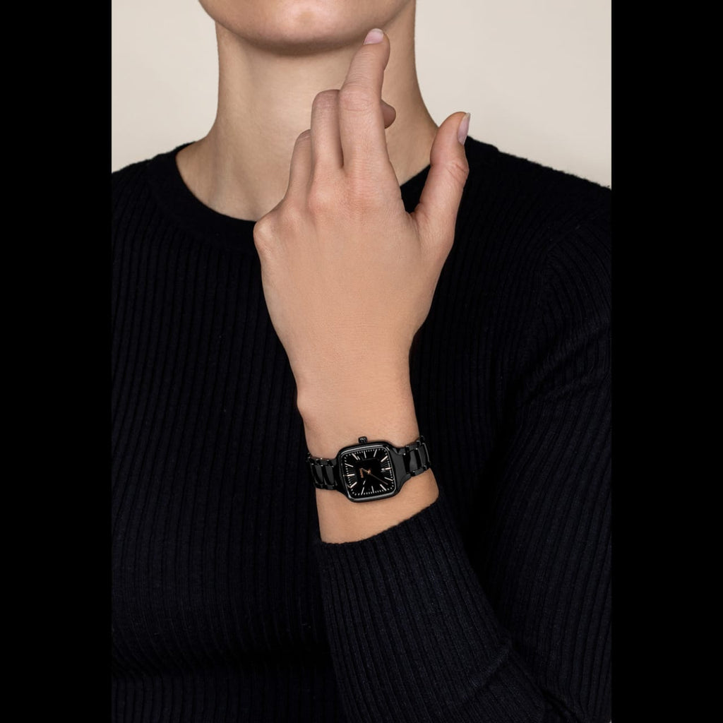 RADO Starlit Obsidian Refined Square Watch