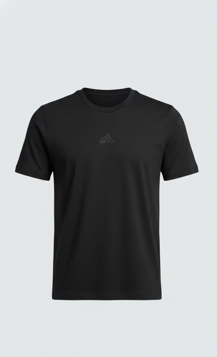 ADIDAS Shadow Onyx Athletic Fit Short Sleeve Performance Tee