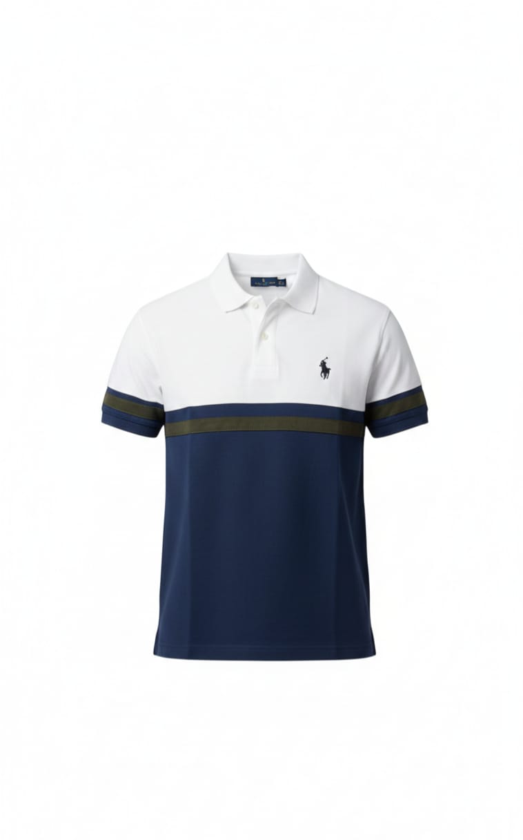 POLO RALPH LAUREN Azure Wave Tailored Fit Short Sleeve Piqué Polo