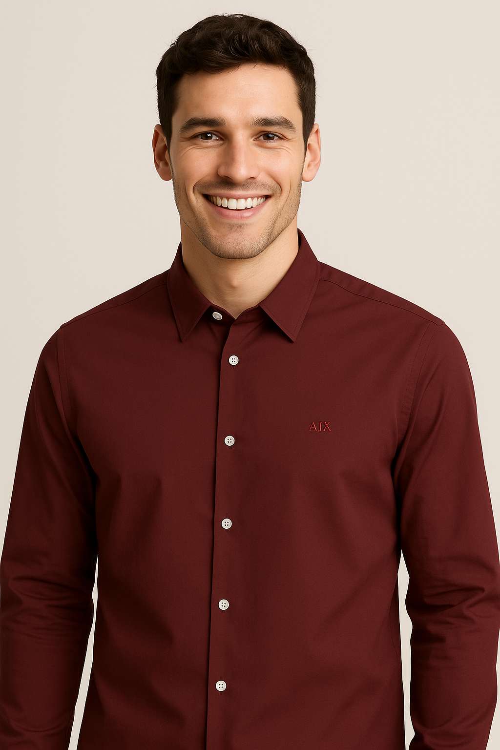 AIX Ember Ruby Classic Fit Long Sleeve Shirt