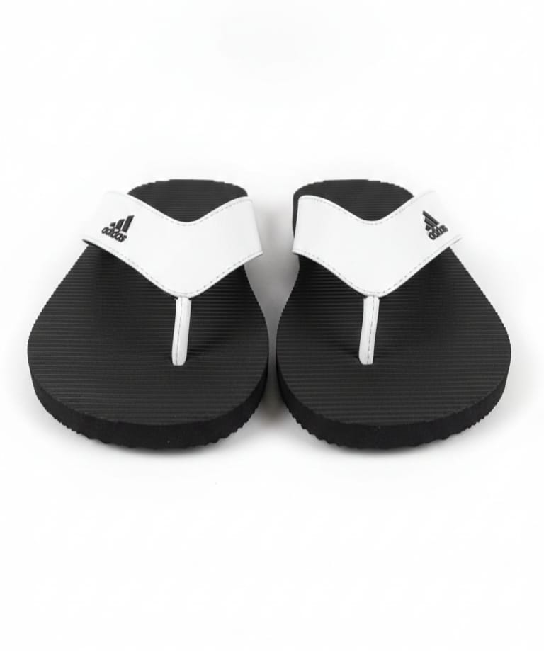 ADIDAS Obsidian Mist Luxe Fit Flip Flops