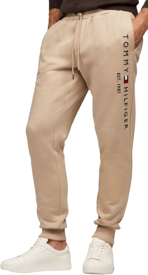 Tommy Hilfiger Cozy Beige Joggers - Effortlessly Stylish Comfort