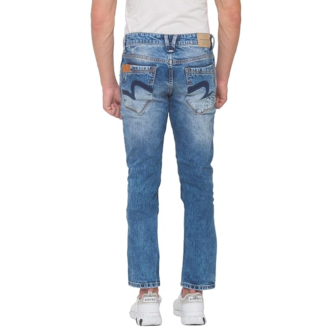 SPYKAR Classic Slim Fit Distressed Jeans