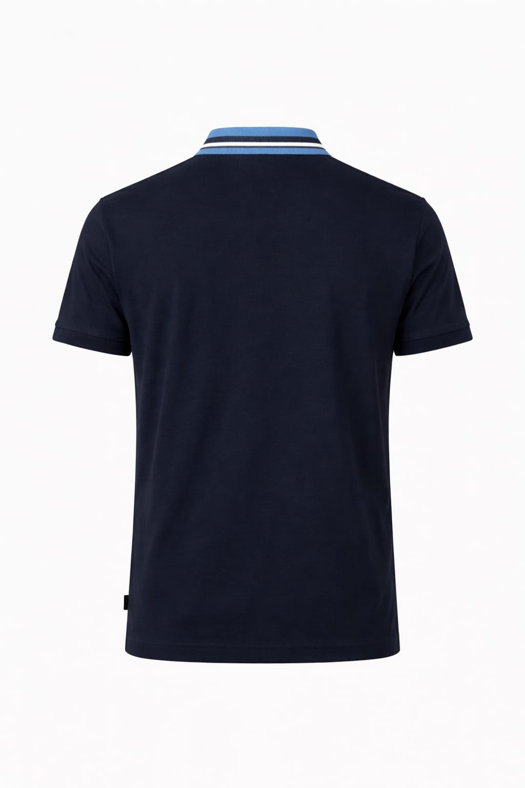 BOSS Celestial Indigo Tailored Fit Short Sleeve Piqué Polo Shirt