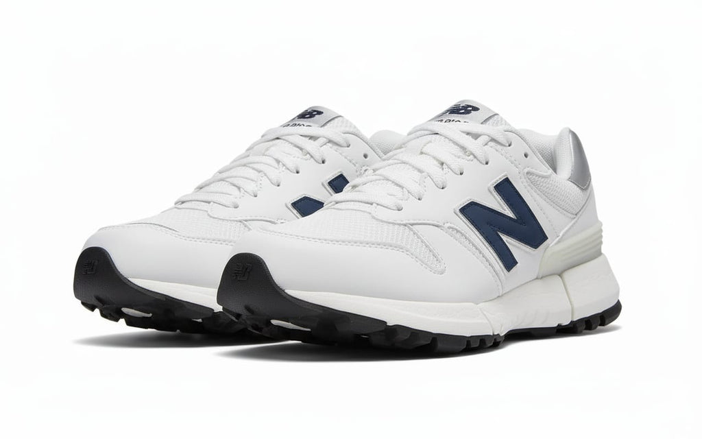 New Balance 550 Classic White & Navy Sneakers