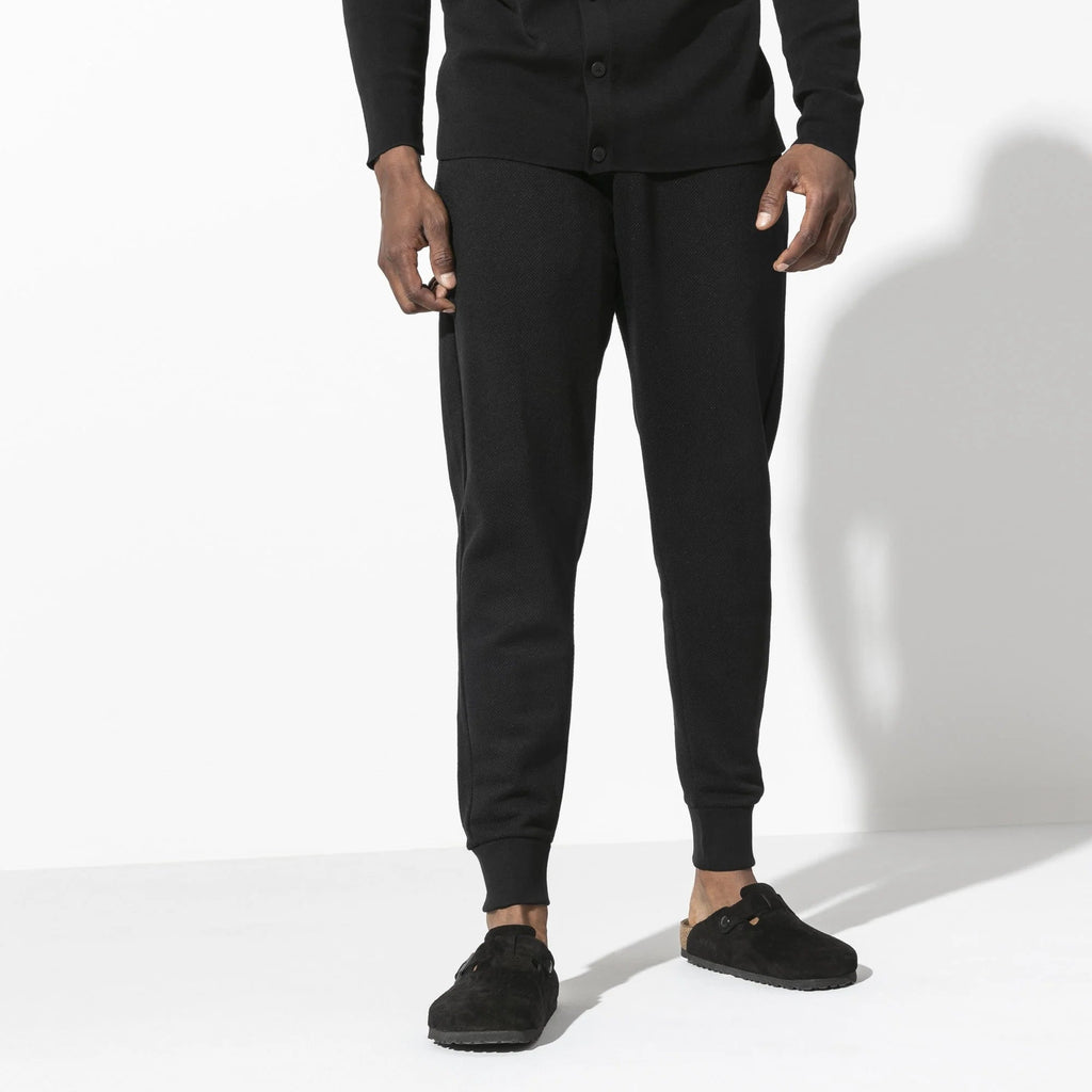 BIRKENSTOCK Mystic Charcoal Luxe Suede Buckle Clogs