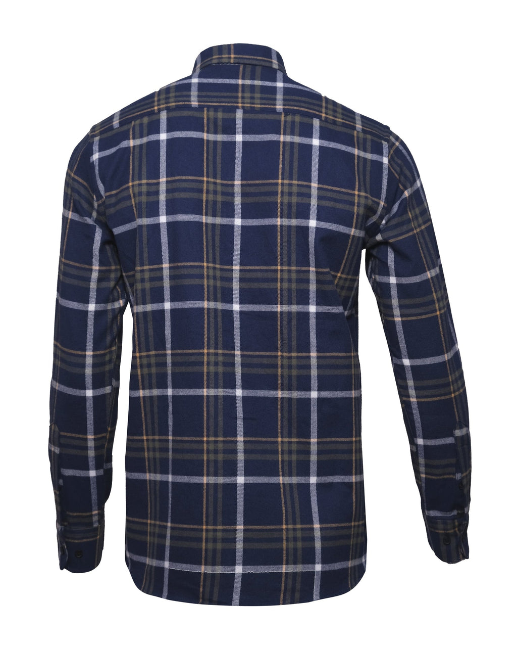 HACKETT LONDON Twilight Indigo Heritage Slim Fit Flannel Shirt