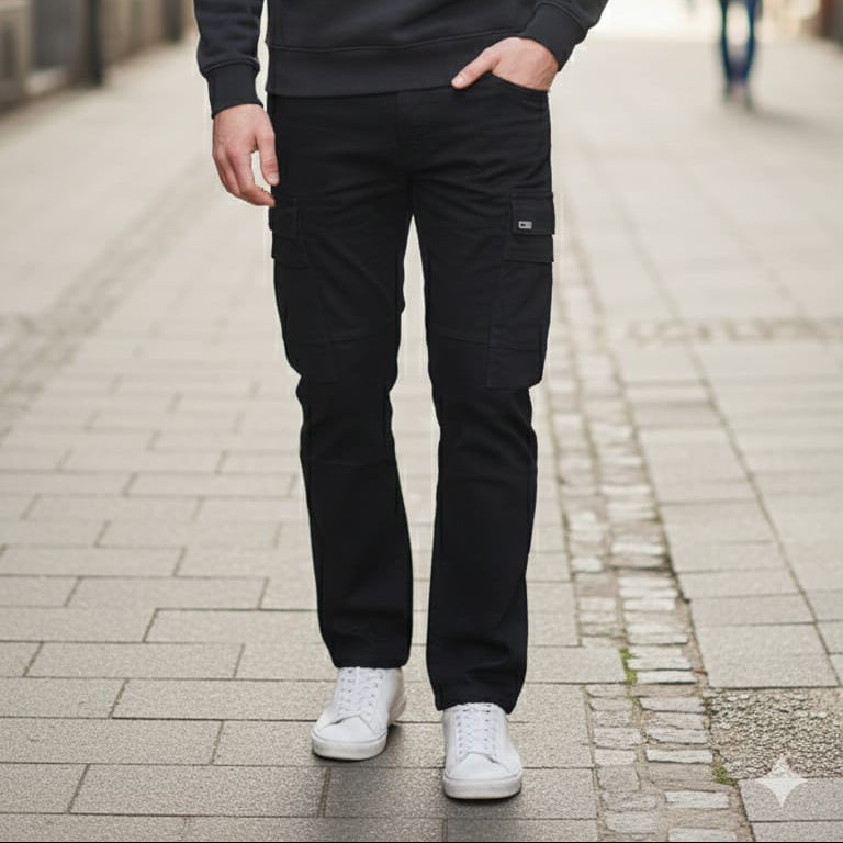 GAS Urban Cargo Pants - Black