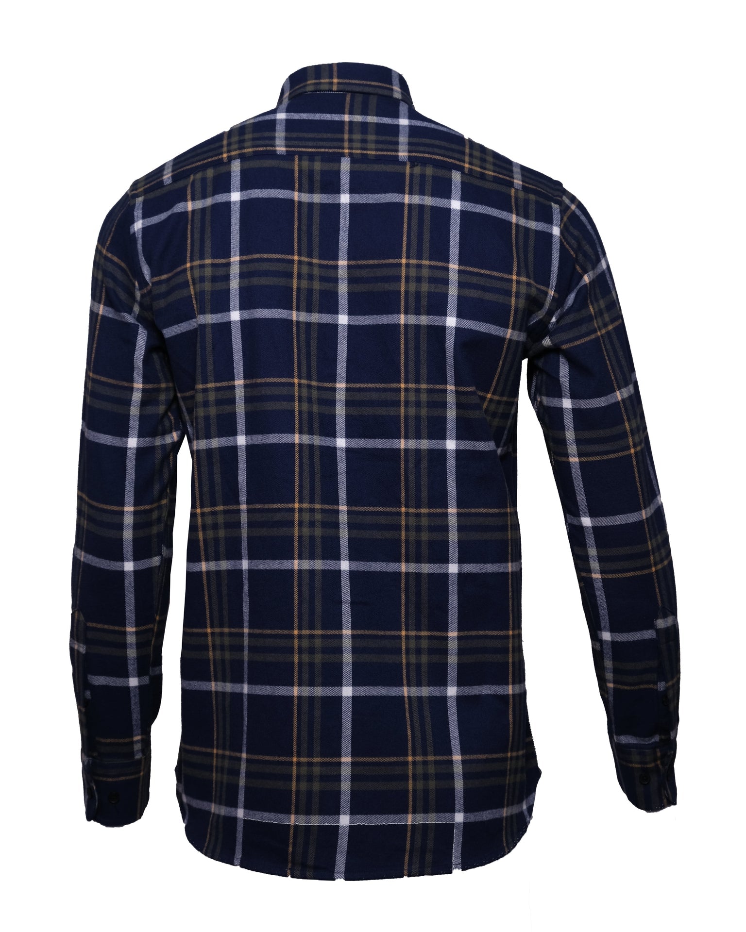 HACKETT LONDON Twilight Indigo Heritage Slim Fit Flannel Shirt