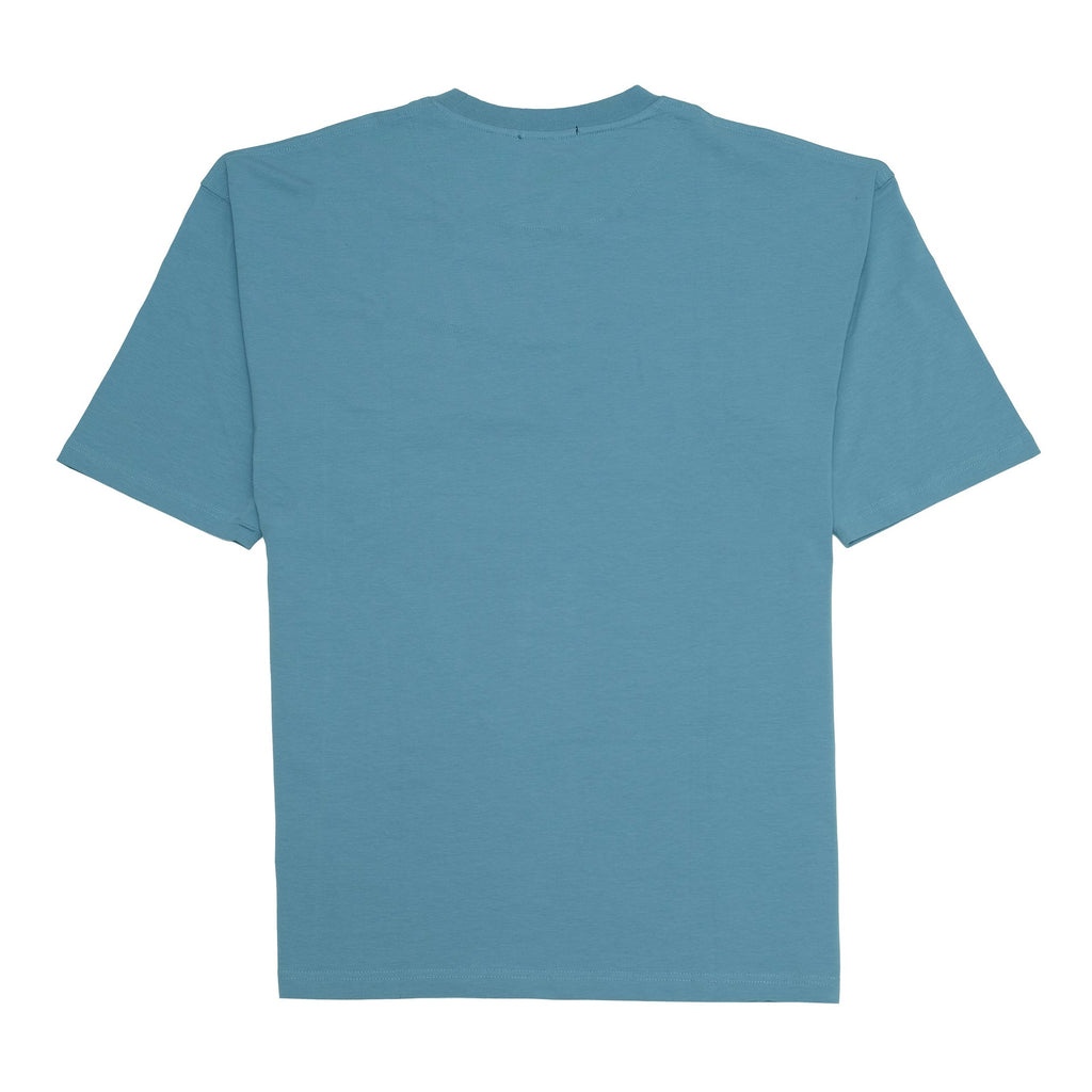 ADIDAS Oceanic Blue Relaxed Fit Graphic Tee