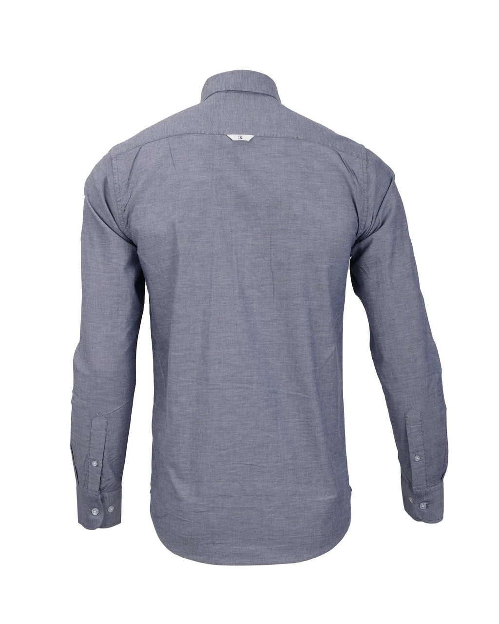 CALVIN KLEIN Misty Steel Slim Fit Long Sleeve Button-Down Shirt