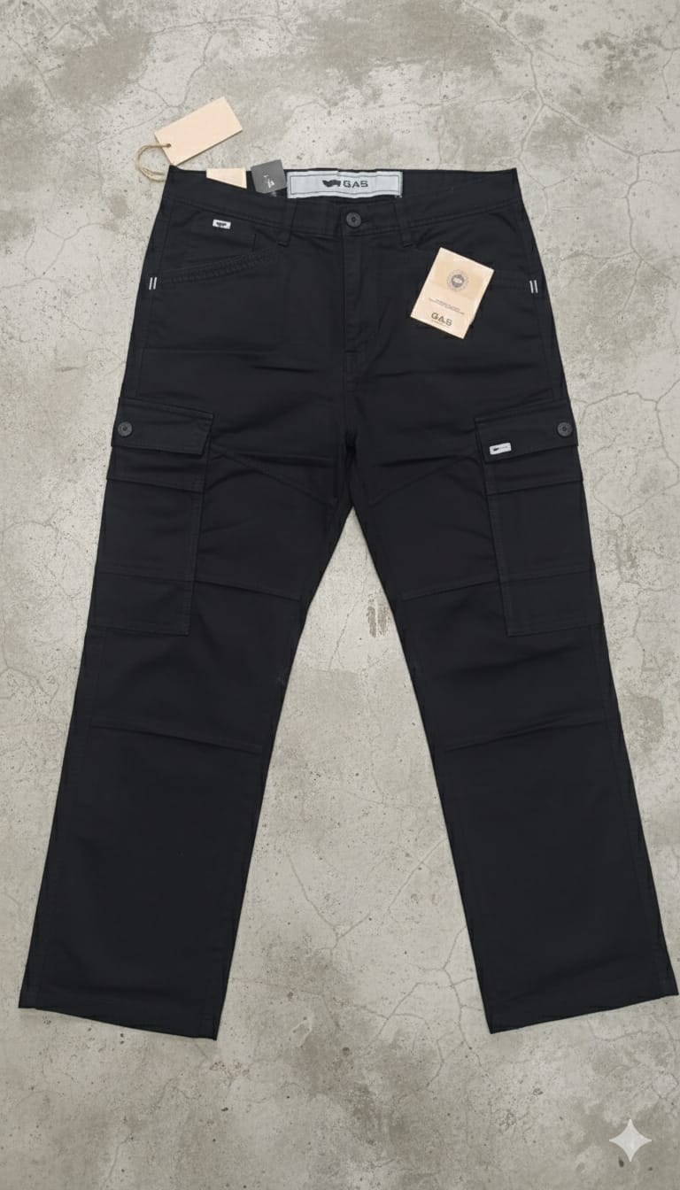 GAS Urban Cargo Pants - Black