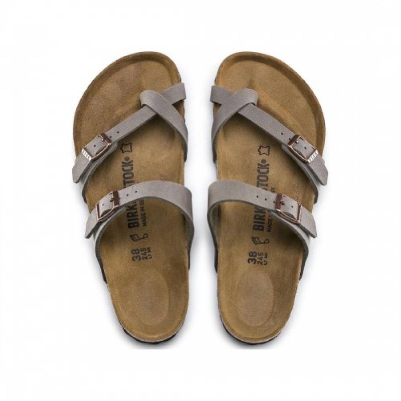 Birkenstock Elegant Grey Suede Sandals - Comfort Meets Style