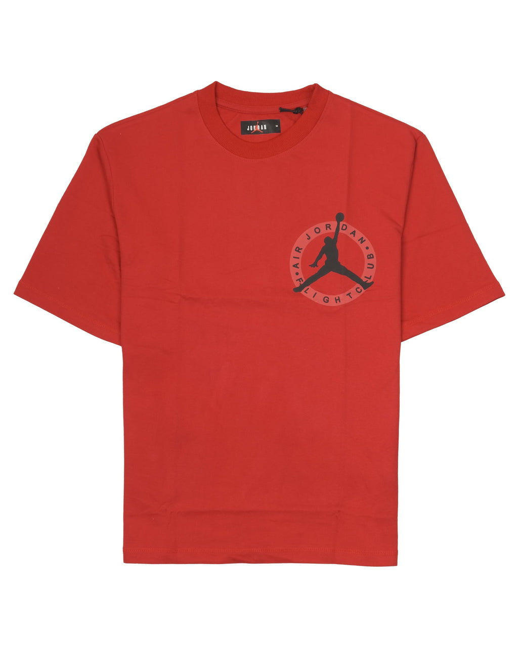 AIR JORDAN Ember Red Classic Fit Crew Neck Tee