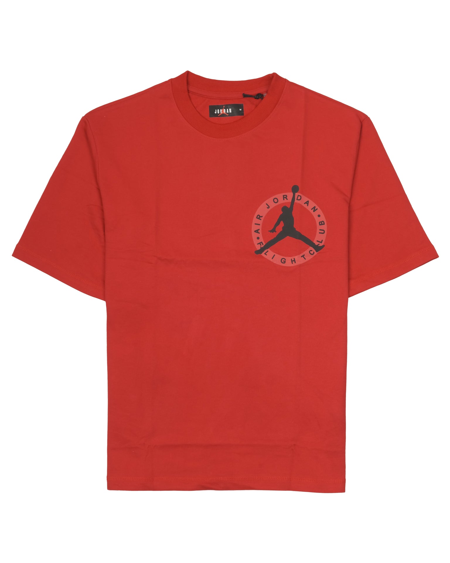 AIR JORDAN Ember Red Classic Fit Crew Neck Tee