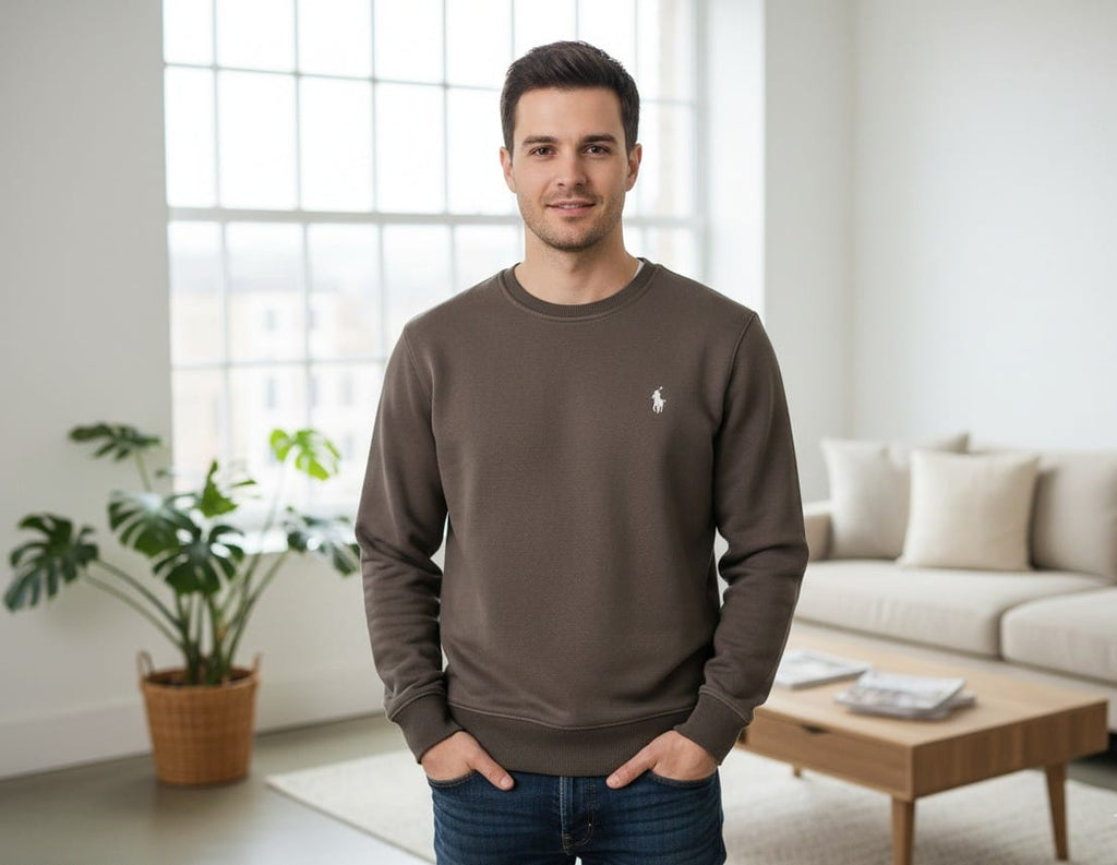 POLO RALPH LAUREN Maplewood Amber Classic Fit Textured Sweatshirt