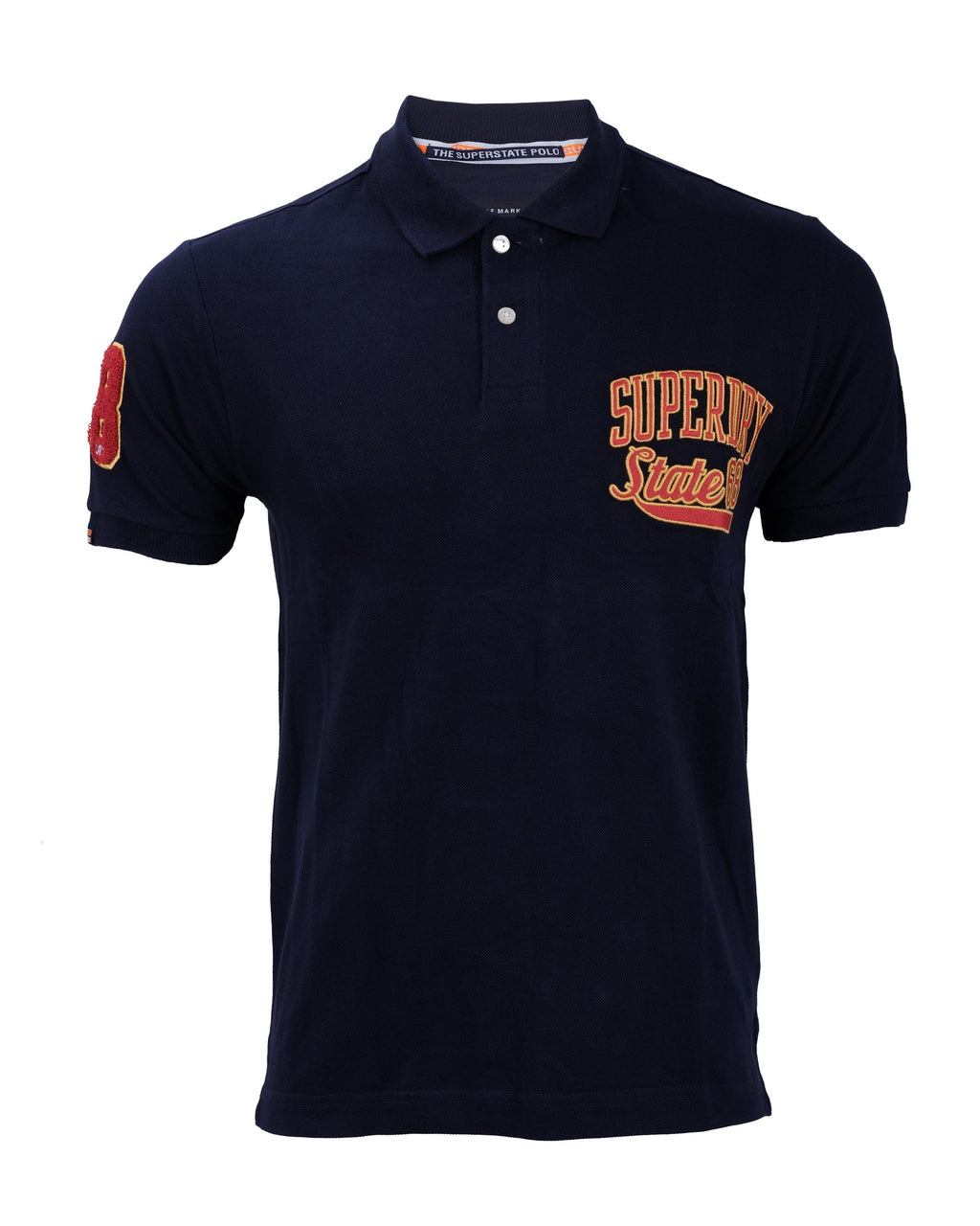 SUPERDRY Midnight Ink Slim Fit Short Sleeve Polo Shirt