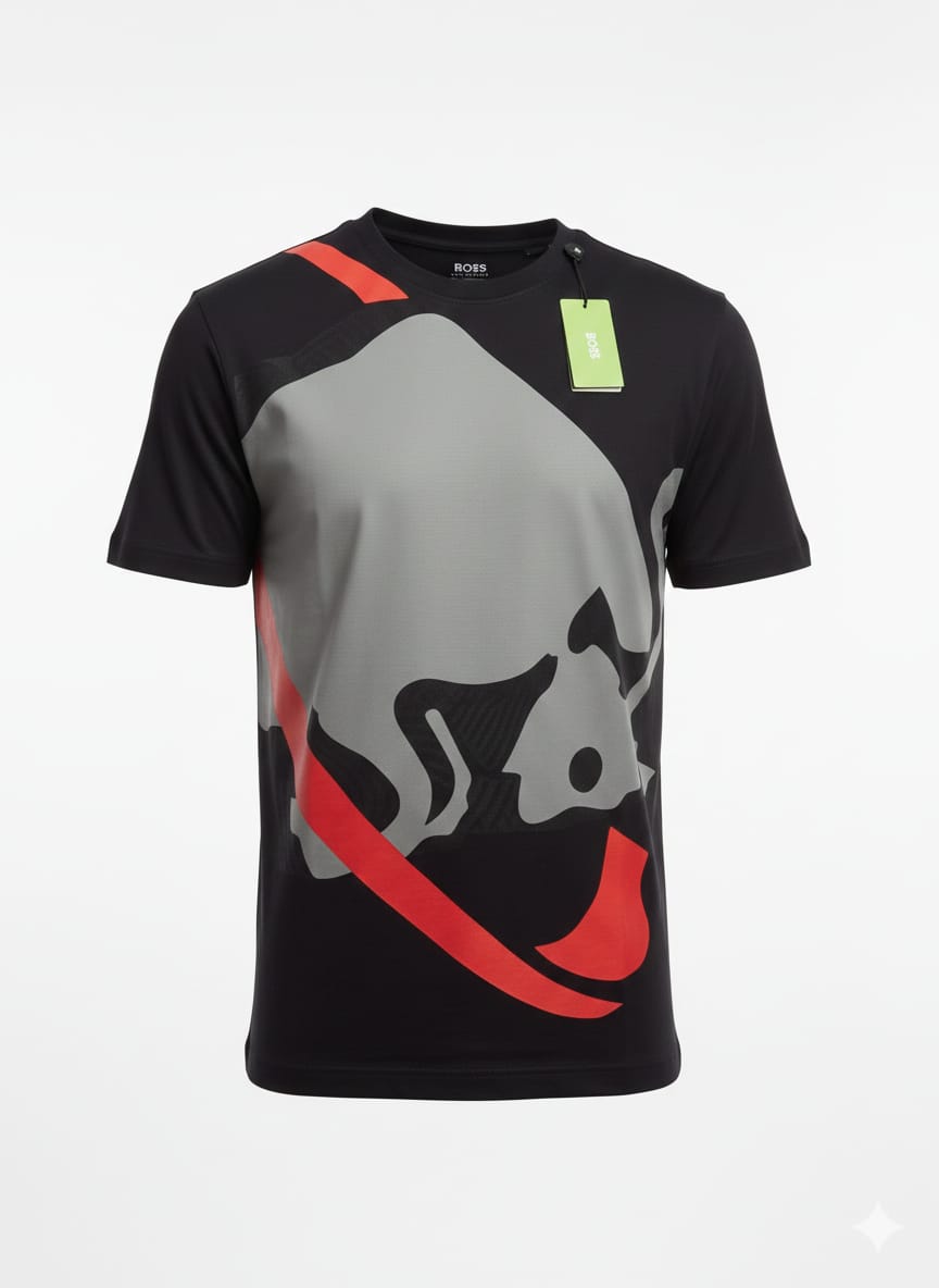 HUGO BOSS x RED BULL  Graphic Print  Drop Shoulder T-Shirt