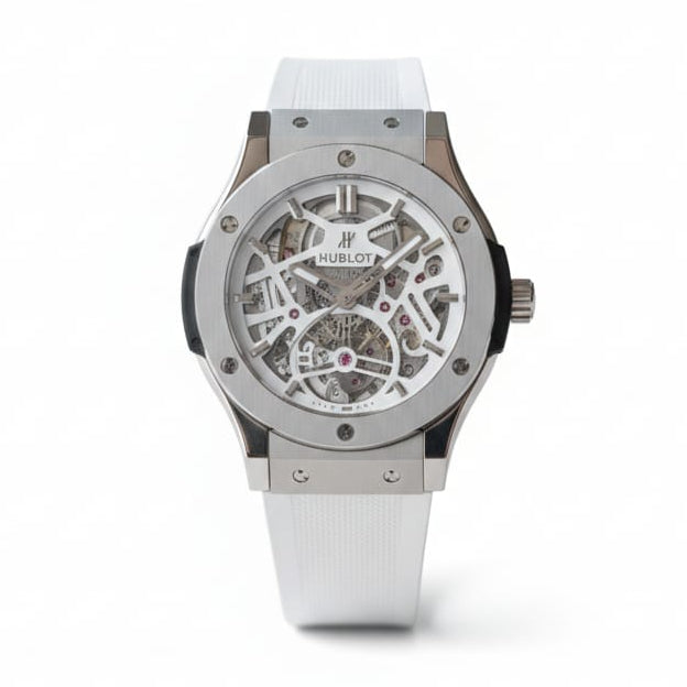 HUBLOT Ethereal Pearl Skeleton Automatic Timepiece