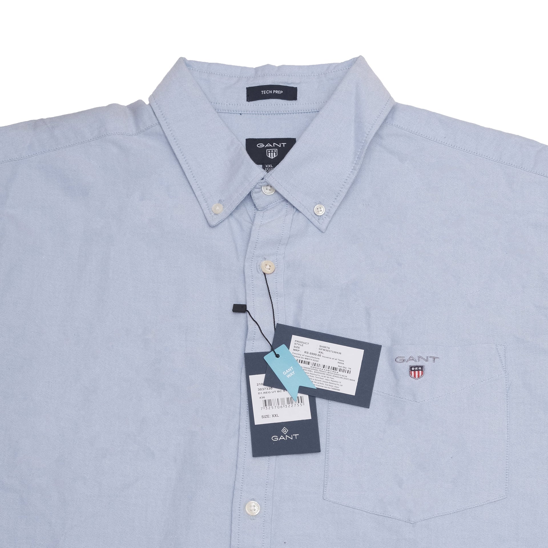 GANT Serene Sky Classic Fit Long Sleeve Button-Down Shirt