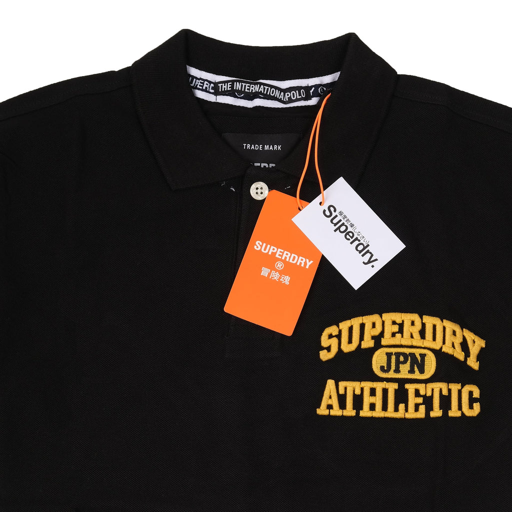 SUPERDRY Onyx Noir Classic Fit Polo Shirt