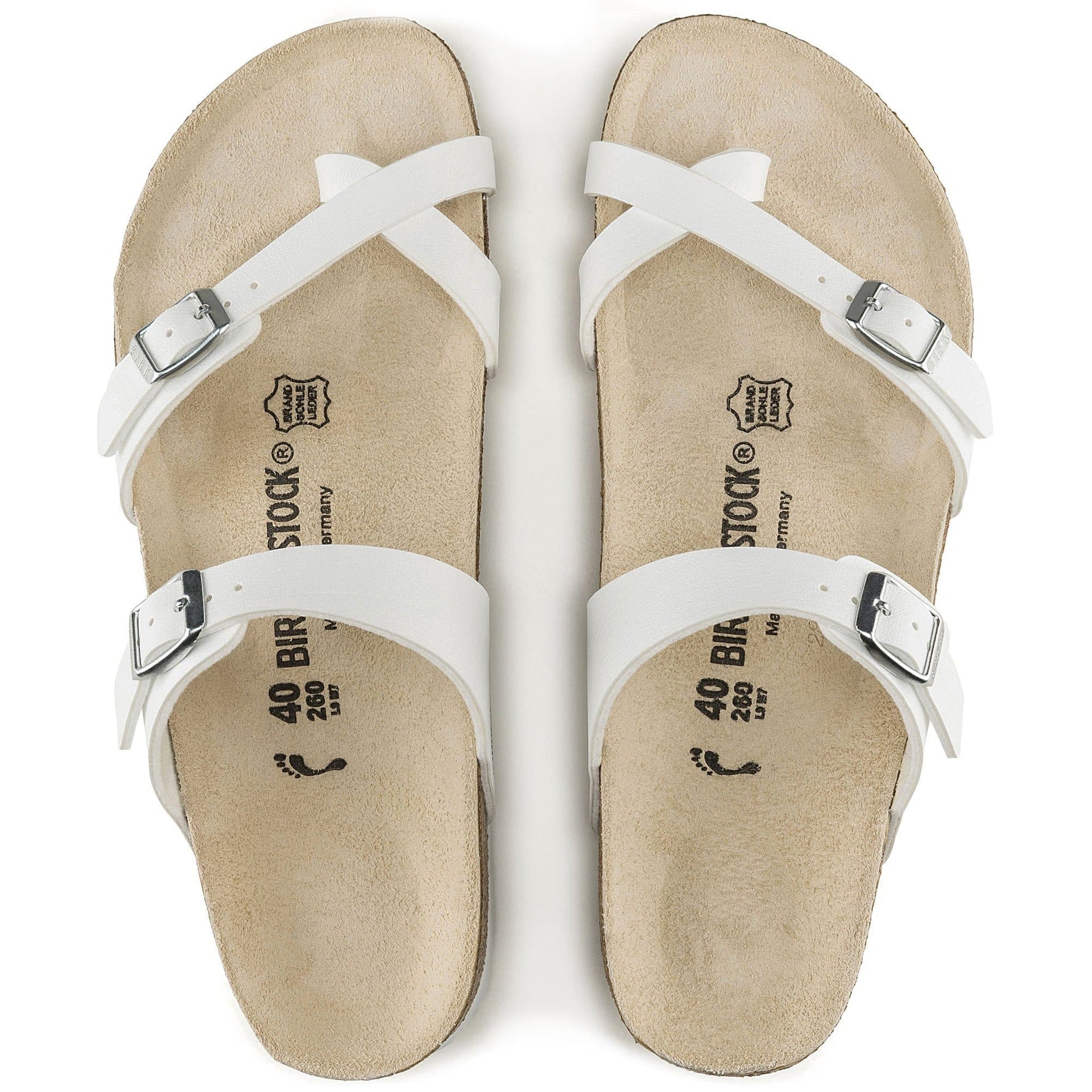 BIRKEN Moonlit Ivory Adjustable Fit Classic Sandals