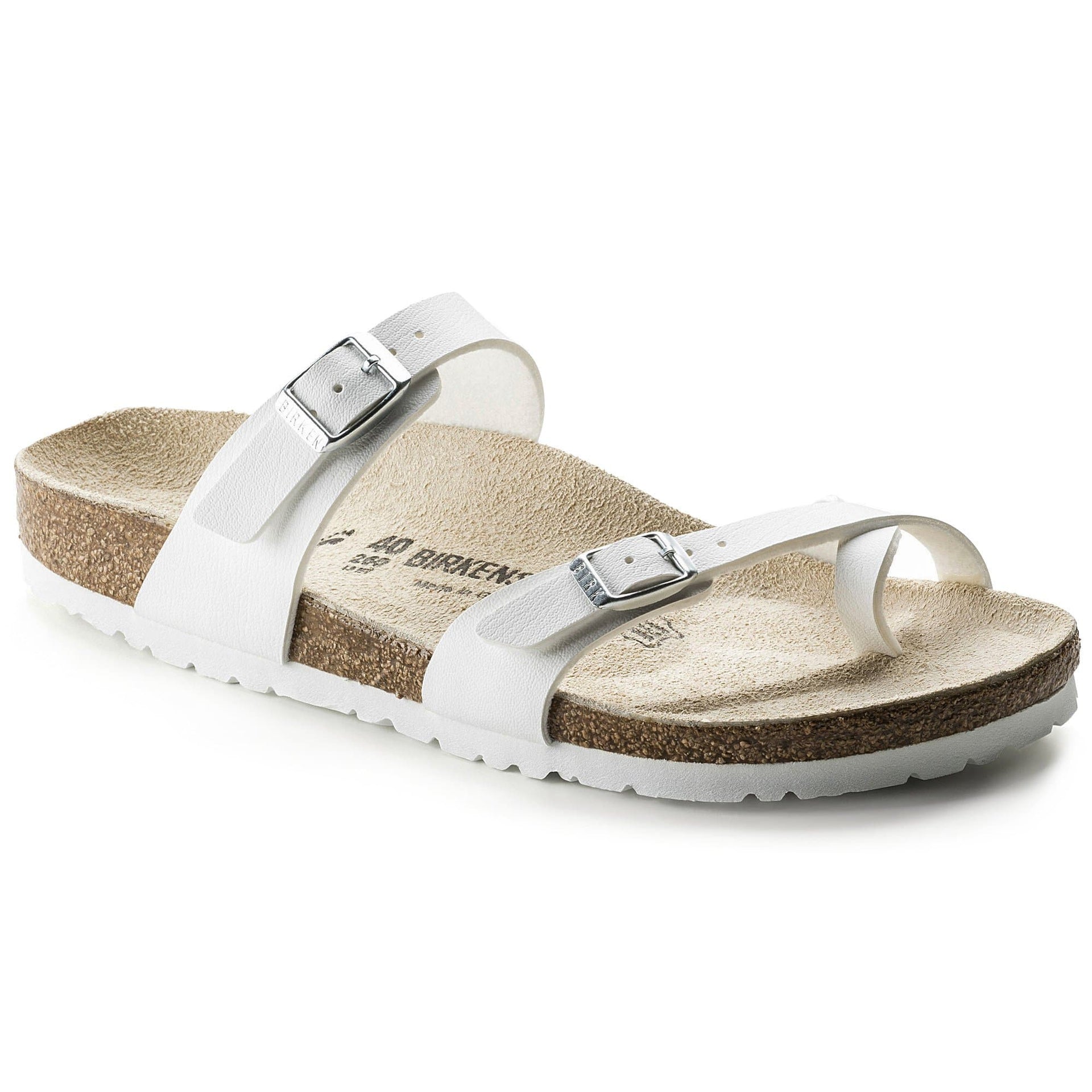 BIRKEN Moonlit Ivory Adjustable Fit Classic Sandals