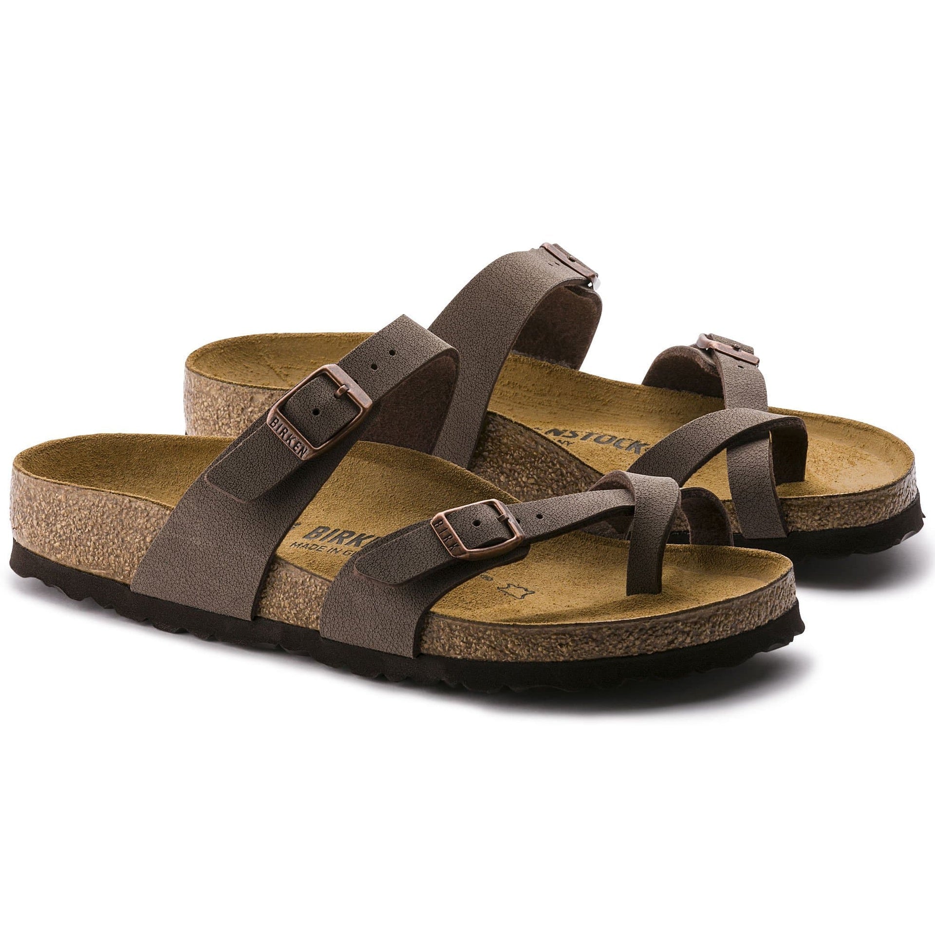 BIRKENSTOCK Earthy Taupe Casual Comfort Soft Footbed Sandals
